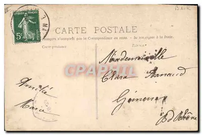 Les Baux - Sur la route — Autotypie E. Lacour - Marseille, n°3876 — Verso