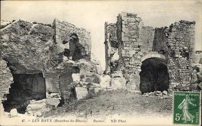 Les Baux (Bouches-du-Rhône) — Ruínas — ND Fot. n°47