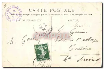 Les Baux - Hotel des Porcellets — Fotografia E. Lacoûr - Marsylia, n° 3781 — Rewers