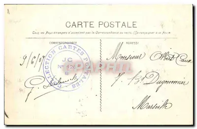 Roquefavour - L'Hermitage — editor anônimo, n° 1773 — Verso