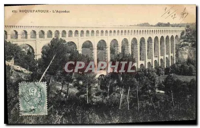 Roquefeuil - O Aqueduto — carta postal n°1775, editada pelos Ateliers de Phototype Guende