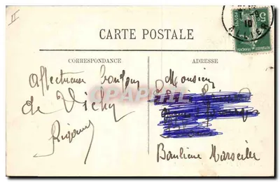 Vichy — Avenida Central do Parque — LL — Verso