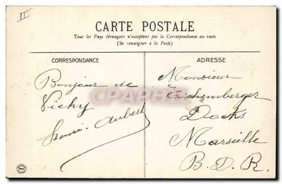 Vichy — Kasyno. G.D. — Wydawca G.D., nr 18 — Rewers