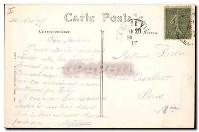 Vichy — O Pavilhão Sévigné — ND. Fot. — Verso