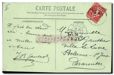 Vichy — Aleja Starego Parku — LL. n°4 — Rewers