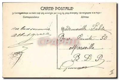 Vichy — Wieża zegarowa — J. C. — Rewers
