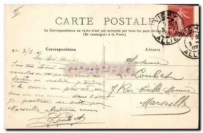 Vichy — Wieża zegarowa — Wydawca Vichy, n°33 — Rewers