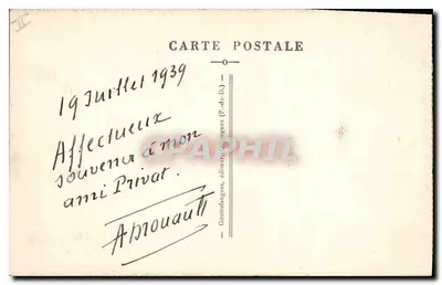Vichy — Ansicht der Uhrturm (15. Jahrhundert) — G. d'O. 34 — Rückseite