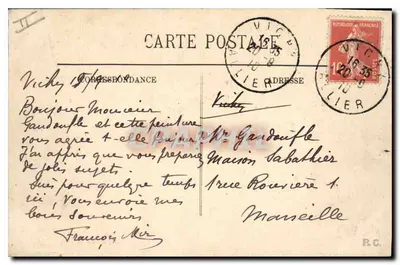 Vichy — Kąt Parku — 84 — Rewers