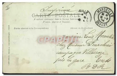 Corniche de l'Esterel — Ancienne habitation d'Alphonse Karry — LL. n°94 — Verso