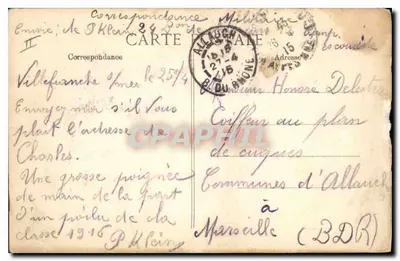 Costa Azul - Villefranche-sur-Mer e a Ponta do Pilon — Pertecla, n° 166 — Verso