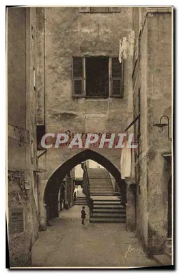 Villefranche-sur-Mer — rua Baron de Brés — edição d'Art Yvon