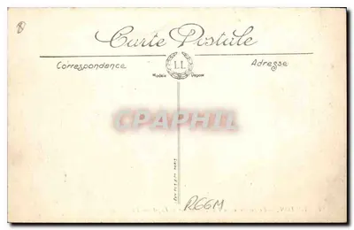 Toulon — Jardin de la Ville — Statua Pugeta — LL — Rewers
