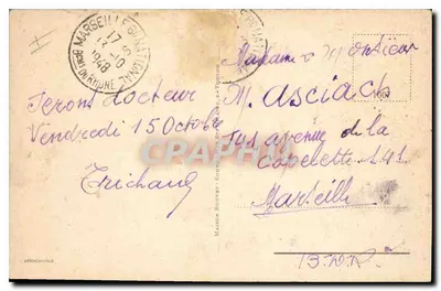 Toulon — Os Rochos de Santa Margarida — Maison Bouvet, 6-Toulon — Verso