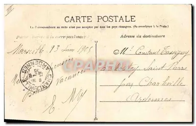 Roquefavour - Vallon Saint Honorat — widok wioski zacienionej między skałami — wydawca nieznany, nr 169 — Rewers