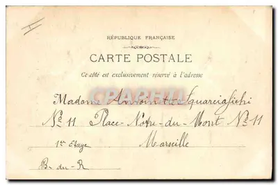 Roquefavour — A estrada de Aix — Fot. Lacour, n°502 — Verso