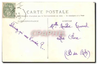 Roquefavour — Chegada à Ermitagem do Vale São Honório — Fototipia E. Lacour - Marseille 3586 — Verso