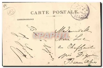 Roquefeuil — Terrasse d'Arquier — wydawca nieznany, nr serii 500 — Rewers