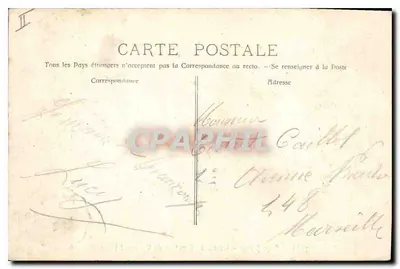 Przyjazd do eremitu w dolinie św. Honorata — Roquefavour — Phototyp E. Lacour Marseille 3586 — Rewers
