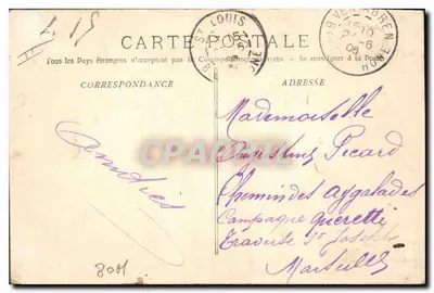 Restauracja Ermitaż — Roquefavour — Fototypia E. Lacour - Marseille, n°3591 — Rewers