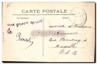 Aigues d'Avignon — Aqueduto de Beaucaire — Editor: P. M. Paris — Verso