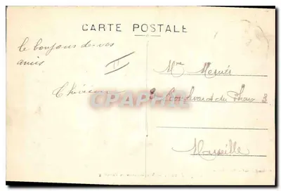 Roquefeuour — Ogólny widok klasztoru — Wydawnictwo Bertrand — Fotografia Garniera — Rewers
