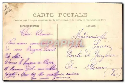 Toulon — Rue Racine — Edition Galeries Modernes, Toulon — Rewers