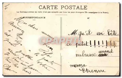 Toulon — Las Cariatides de Puget, colocadas en 1657 — A. Bougault, n° 715 — Reverso