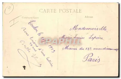 Toulon — Teatro Municipal — Editor E.P.D. n°289 — Verso