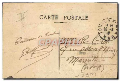 Toulon — Przybycie kanonu major — Stacja Ste-Marguerite, wydawca anonimowy, nr 239 — Rewers