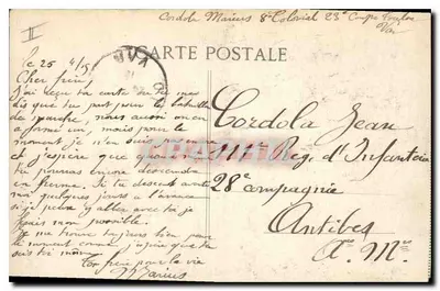 Toulon — O Porto — Gênio da Navegação — Editor E.D., n° 752 — Verso