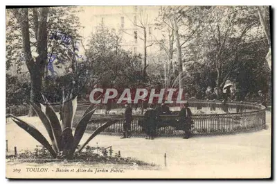Toulon — Piscina e Avenida do Jardim Público — Editor: Méranimités