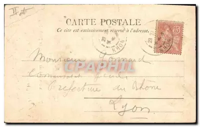 Moulin (Allier), il — Prigione (antico Castello dei Duchi di Borbone) — Editore: Moulins (Allier), n° 22884 — Verso
