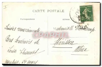 Moulins — Drzwi Liceum Banville — wydawca MLI n°671 — Rewers