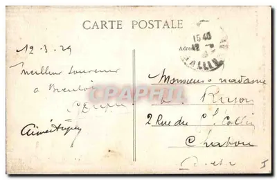 Moulins — Interior da Catedral — Boutray, editor, n° 67 — Verso