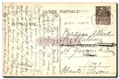 Moulins - Cour Morel (14th century) — publisher Ideal, no. 1741 — Back