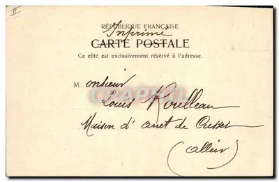 Igreja do Sagrado Coração — Moulin, Allier — editor Deaff — Verso