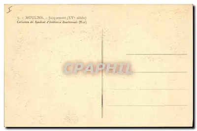 Moulins — Wieża Jacquemart (XV w.) — Zbiór Syndykatu Inicjatywy Bourbonnais — Rewers