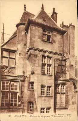 Moulin - Casa do Doyenné (século XV) - P. Paquet, Editor - N° 137