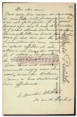 Montluçon — Passage do Doyenné — LL. n°87 — Verso