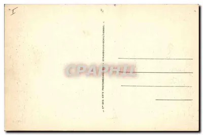 Moulin - Pont Régemortes e o Allier — Bilhete postal antigo n°145, editor C° dos Artes Fotomecânicas Strasbourg — Verso