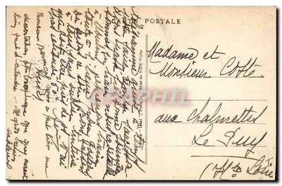Moulins — Casa de Joana d'Arc — Edição 'Idéal' — Verso