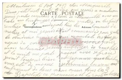 Montluçon — Het oude Kasteel (XVe en XVIe eeuw) — Ed. E. Rolland, Montluçon — Achterkant