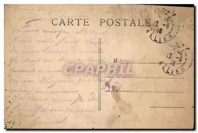 Vichy — Dama z wodą — wydawca V.D., nr 3594 — Rewers