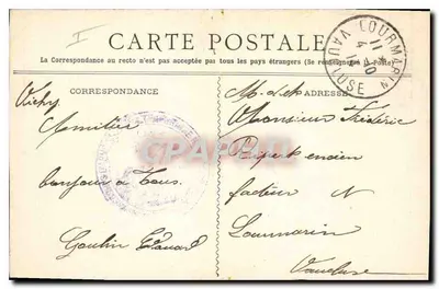 Vichy — Ustanowienie termalne klasy I — Louis Tangin — Rewers