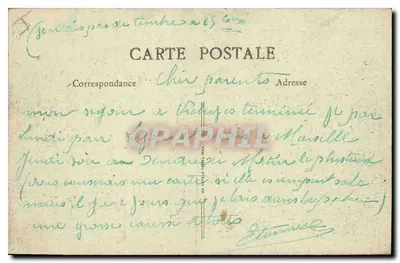 Vichy (Allier) — O Ponte sobre o Allier — B.F., Paris — Verso
