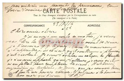 Vichy — Hospital Militar — G. D. n°12 — Verso