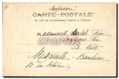 Vichy - Vieille Tour — publisher Armènes, Nice, no. 8293 — Back