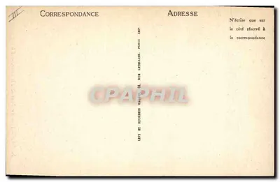 Vichy — Torre da Relógio — G. Bocquet — Verso