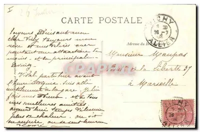 Vichy — O Ponte sobre o Allier — LL. — Verso